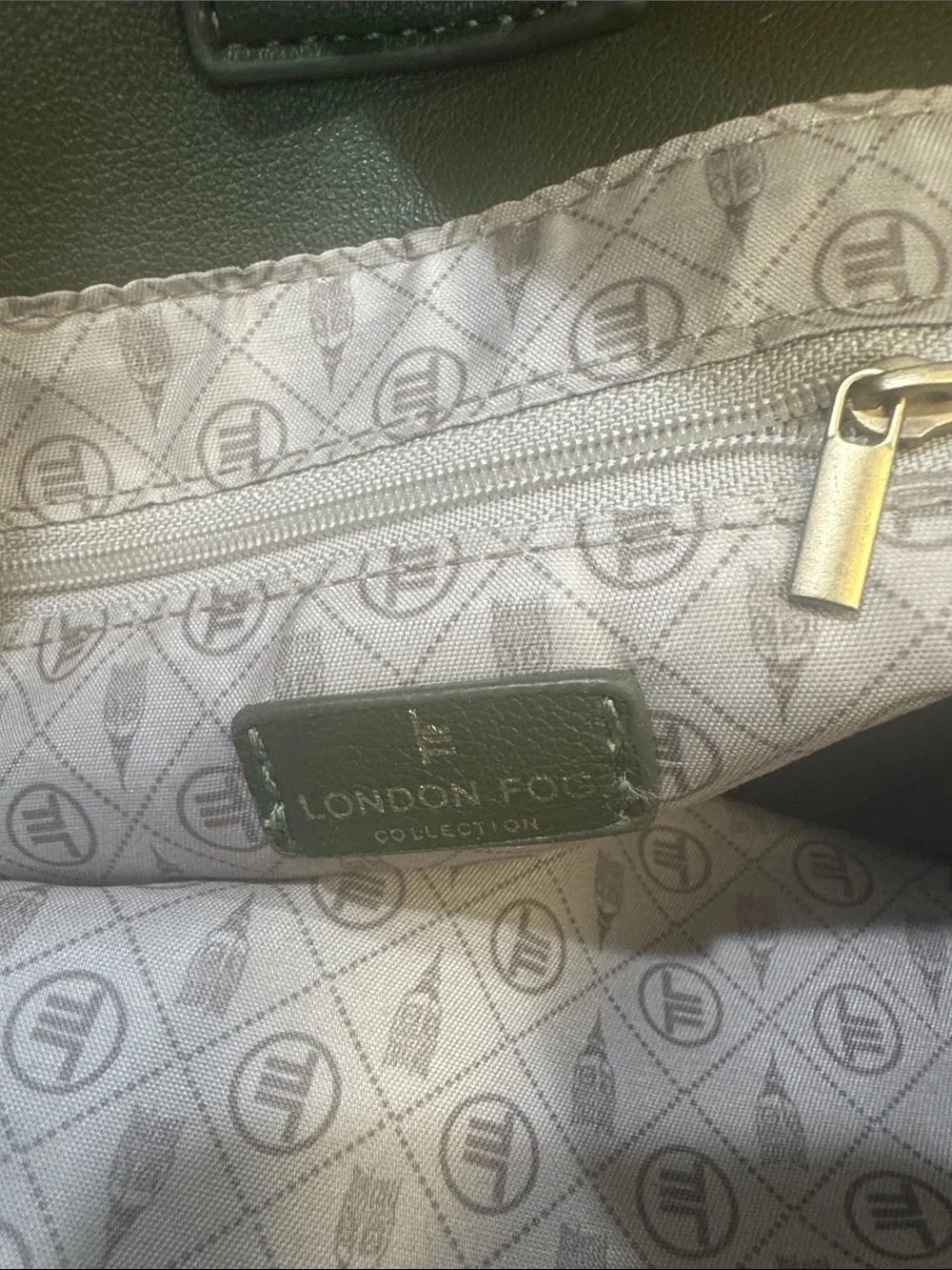 London Fog structured olive